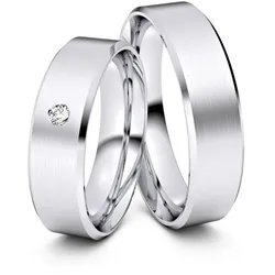 Trauringe Herten 585er Weiflgold - 4657