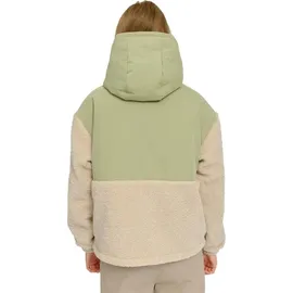 Mazine Fabric Blocking Jacket - Damen Fleecejacke, Größe:L, Farbe:matcha/natural - L