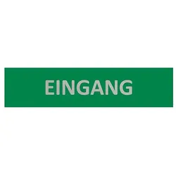 Rettungszeichen "Eingang" aus Aluminium