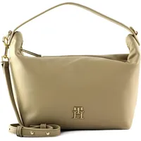 Tommy Hilfiger Damen Umhängetasche TH Casual Shoulder Bag Klein, Beige, Einheitsgröße