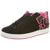 DC Shoes Court Graffik Damen Sneaker, Black Pink Stencil, 40.5 EU - 40.5 EU