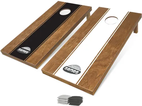 Cornhole-Set mit 2 Stk. 120 x 60 cm inkl. 8 Wurfbeuteln