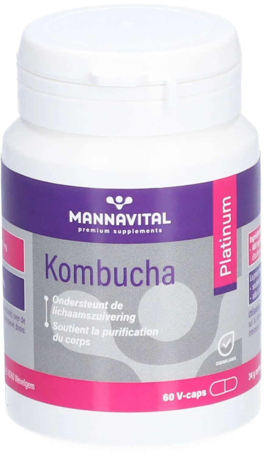 Mannavital Kombucha Platin