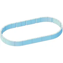 KWAD Poolwandisolierung Pool Protector T60 für Ovalformbecken 610 x 360 x 132 cm 28 St.