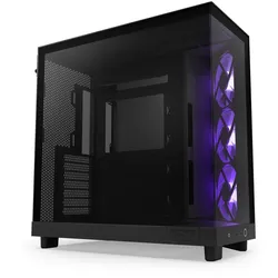 NZXT H6 FLOW RGB schwarz | PC-Gehäuse