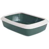 Savic Katzentoilette Iriz 42cm Nordisch Grün/Weiß