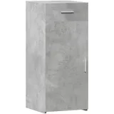 vidaXL Sideboard, Kommode mit Stauraum, Anrichte Schrank für Wohnzimmer, Beistellschrank Mehrzweckschrank Highboard, Betongrau Holzwerkstoff