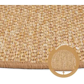 Andiamo Stufenmatte »Skagen, Made in Netherlands«, halbrund, 5 mm Höhe, meliert, selbstklebend, strapazierfähig, 15 Stück in einem Set beige