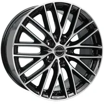 Borbet BS5 8,0 x 19 5 x 112 ET44 MB57,1 Schwarz Poliert