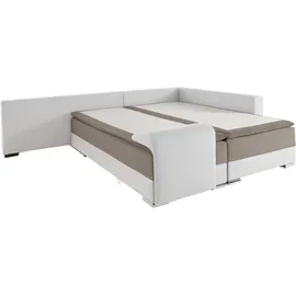 otto home INOSIGN Ecksofa »Boxspringbett Night & Day L-Form mit Dauer-Schlaffunktion mit Armlehne«, mit Boxspring-Bettfunktion 180x200 cm und Bettkasten, Dauerschläfer!