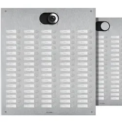 Comelit IX0575 Frontplatte Switch, 75 Teilnehmer, 5-reihig, V4A