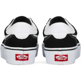 Vans Brooklyn Ls Damen Plateau-Sneaker Schwarz/Weiß 40