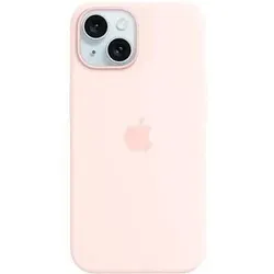 Apple Silikon Case mit MagSafe für Apple iPhone 15, hellrosa