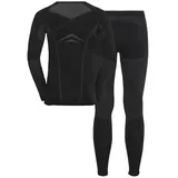Odlo Performance Evolution Warm Funktionsunterwäsche-set - Black / Odlo Graphite Grey - S
