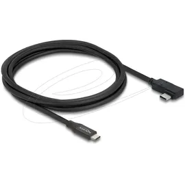 DeLock USB-C auf USB-C 2 m Schwarz
