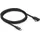 DeLock USB-C auf USB-C 2 m Schwarz