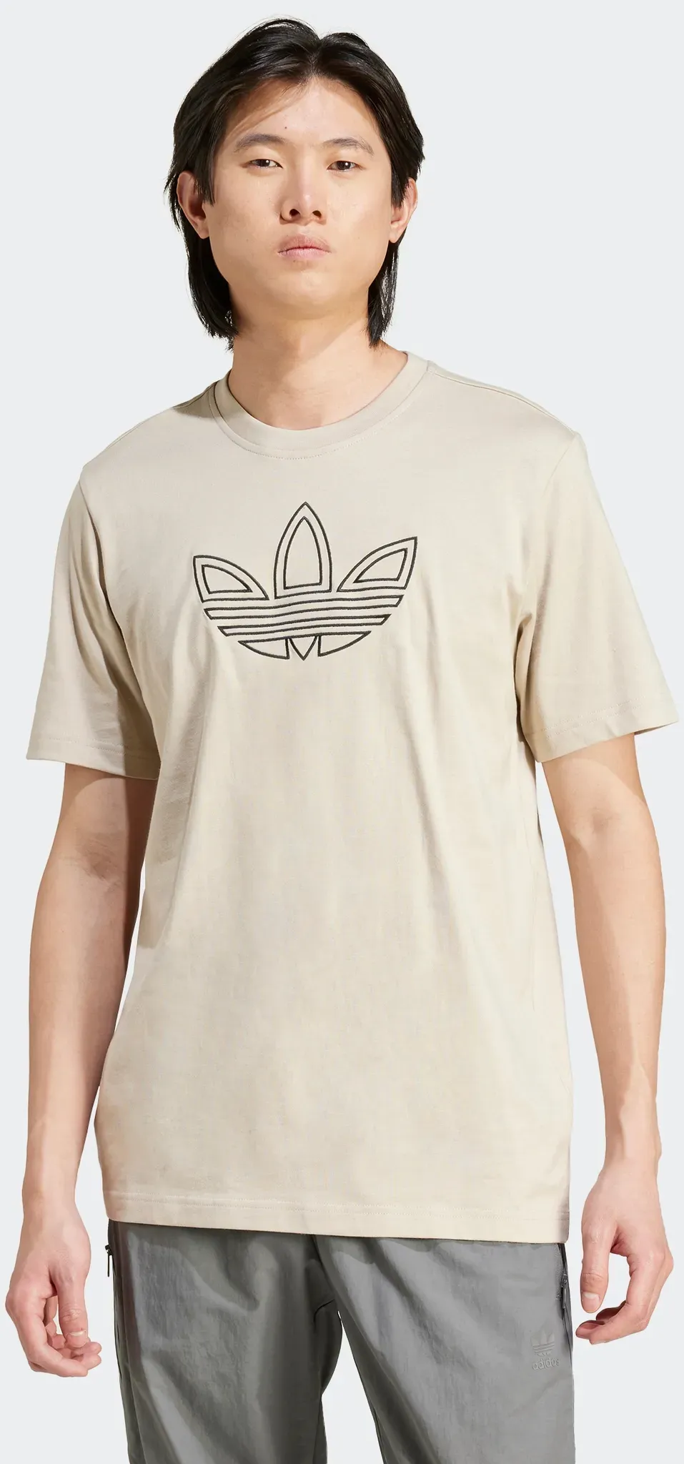 adidas Originals T-Shirt »OUTLINE TEE« adidas Originals Wonder Beige M