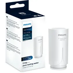 Philips AWP315 X-Guard Ersatz-Kartusche für Philips On Tap Wasser-Filter AWP3753 & AWP3754, Filter-Kartusche für Wasserhahn-Filter Weiß