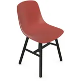 Infiniti Stuhl Pure Loop Retro Kunststoff Rot