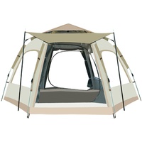 XiaoXIN Instant Pop Up Zelt, tragbar, wasserdicht, automatisches Zelt, Familien-Campingzelt, Kabine für Camping, Wandern, Bergsteigen