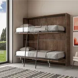 Kando Doppelbett Noce mit Matratze Klappbett