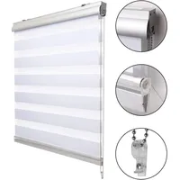 Sol Royal Doppelrollo SolDecor DK9 80 x 160 cm Weiß