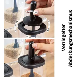 Jungengel Frischhaltedose transparent/weiß 350 ml 12-teiliges Set