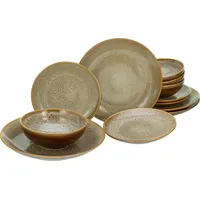 CreaTable Reactive Nostalgic Tafelservice 12-tlg. braun