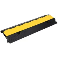 VidaXL Kabelbrücke 2 Kanäle Gummi 100 cm