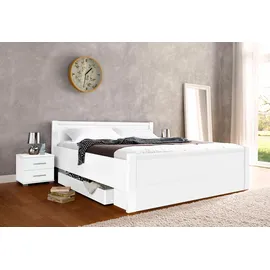 Priess Bett PRIESS "Husum Schlafzimmer Jugendzimmer Rahmenbett", weiß, B:150cm H:85cm L:208cm, Betten, Bett, mit Komforthöhe verschiedene Ausführungen hochwertige Premium Qualität