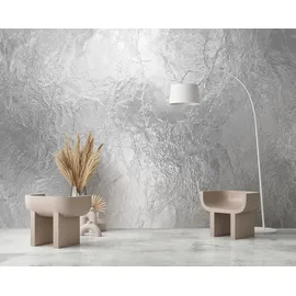 Living Walls Strukturtapete 53 cm 1 St Silber 34193