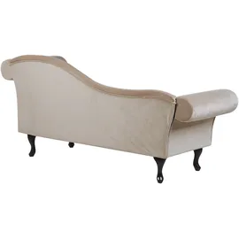 Beliani Rechtsseitige Chaiselounge LATTES