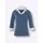 Classic Basics Sieh an! 2-in-1-Shirt in jeansblau | Gr.: 40