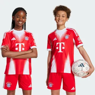 Adidas FC Bayern München 25/26 Heim Junior-kurzarm-t-shirt - Red - 140