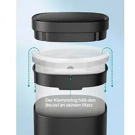 Songmics Mülleimer 50,0 l schwarz