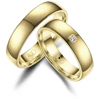 Verlobungsring MARRYA "Titan Ringe Trauringe Eheringe Partnerringe" Fingerringe Gr. 74, Titan, goldfarben (herren ring - gold) Damen