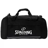 Spalding Duffelbag Team 50 Liter schwarz/weiß