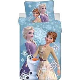 Disney Frozen Eiskönigin Blau 140 x 200 cm + 70 x 90 cm