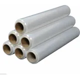 Paket.ag 6 Rollen Stretchfolie 17 my x 500 mm transparent Palettenfolie Wickelfolie Strechfolie Verpackungsfolie
