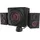 GENESIS Helium 610BT 2.1 Kanäle, 60 W, PC/Laptop, Schwarz, Rot, Holz, Kabelgebunden
