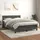 vidaXL Boxspringbett 140 x 200 cm Dunkelgrau