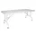 Wellhome Klappbarer Gartentisch 180 x 75 x 74 cm Weiß
