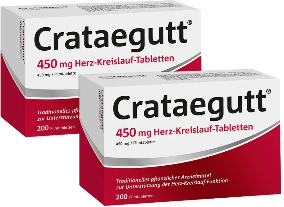 Crataegutt 450 mg Herz-Kreislauf-Tabl. 2X200 St