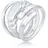 ELLI PREMIUM Ring Bandring Siegelring Wickelring Trio Set 925