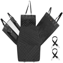 Kingsleeve Auto Schutzdecke Hundeschutzdecke Schwarz