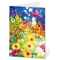 LUMA Grußkarte Blumenwiese DIN B6