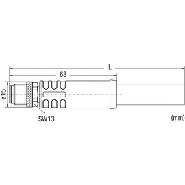 WAGO GMBH & CO. KG WAGO GmbH Co. KG Power-Leitung M12L-St. 756-3503/050-075
