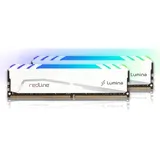 Mushkin Redline Lumina RGB White DIMM Kit 64GB, DDR5-6400, CL30-37-37-96 (MLB5C640A77P32GX2)
