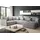 GRAINGOLD Ecksofa U- Ardi Bis - Ecksofa mit Schlaffunktion, Bettkasten - Wohnlandschaft, Wohnzimmer Sofa - Eckcouch Grau (Monolith 84) - Grau