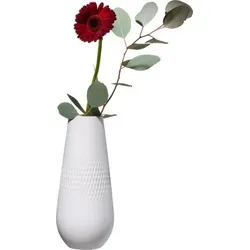 Villeroy & Boch Manufacture Collier blanc Vase Carré hoch 11,5x11,5x26cm